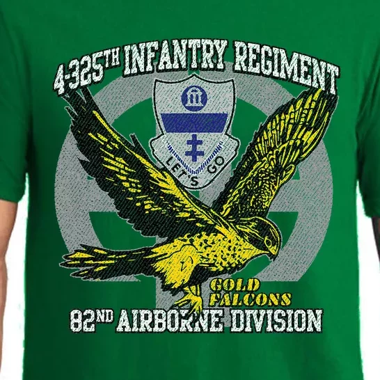 4325th Airborne Infantry Gold F.A.L.C.O.N.S Pajama Set