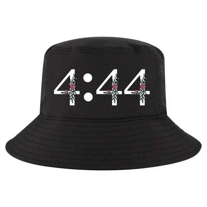 4:44 Angel Number Floral Cool Comfort Performance Bucket Hat