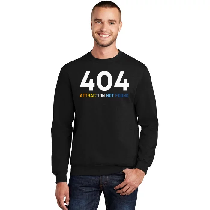 404 Attraction Not Found Funny Aroace Pride Aro Ace Lgbtq Sweatshirt