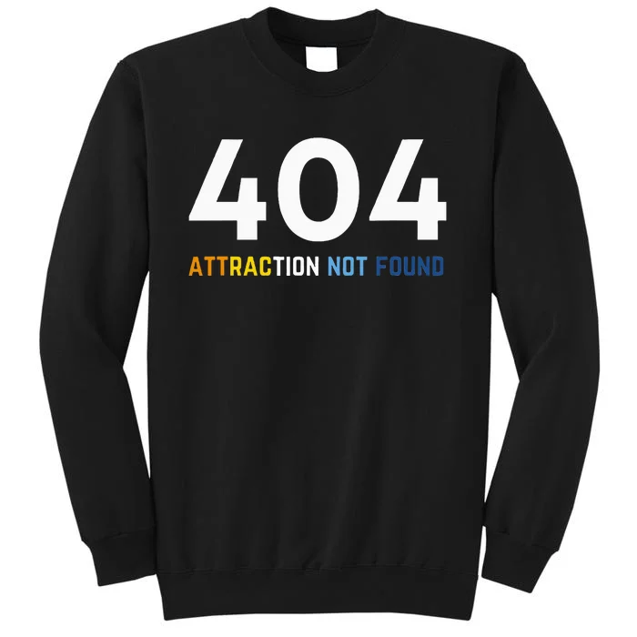 404 Attraction Not Found Funny Aroace Pride Aro Ace Lgbtq Sweatshirt