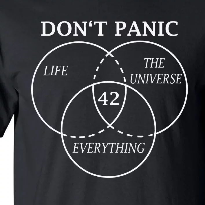 42 Answer To Life Universe And Everything Tall T-Shirt