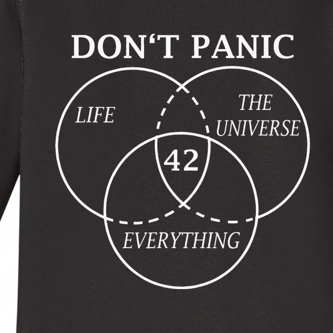 42 Answer To Life Universe And Everything Baby Long Sleeve Bodysuit