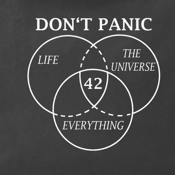 42 Answer To Life Universe And Everything Zip Tote Bag