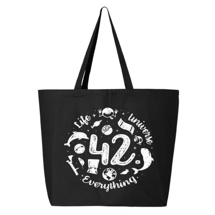 42 Answer to Life Funny Science 25L Jumbo Tote