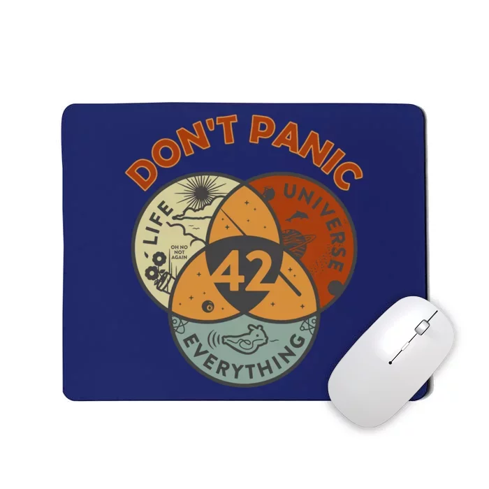 42 Answer To Life The Universe And Everything DonT Panic Mousepad