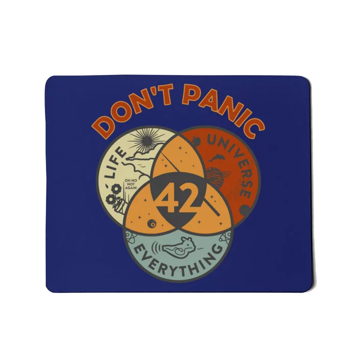 42 Answer To Life The Universe And Everything DonT Panic Mousepad