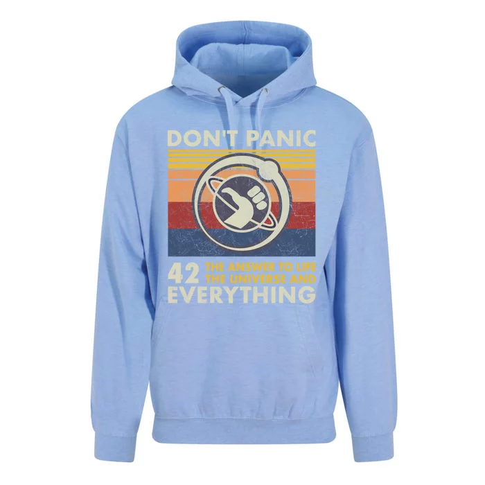 42 Answer To All Questions Gift Life Universe Everything Funny Gift Unisex Surf Hoodie