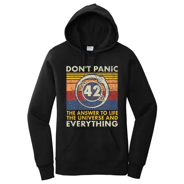 42 Answer To All Questions Life Universe Everything Women's Pullover Hoodie