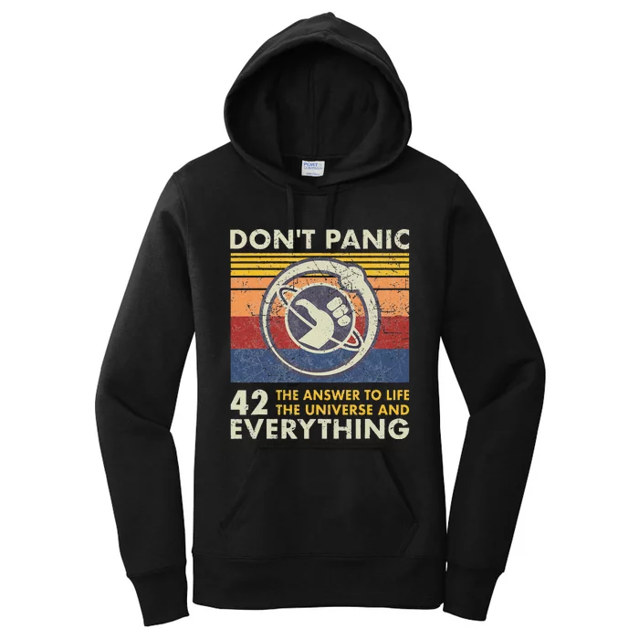 42 Answer To All Questions Life Universe Everything Women's Pullover Hoodie