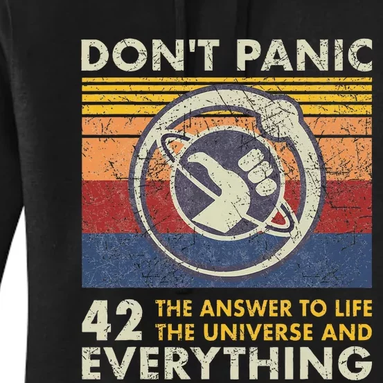 42 Answer To All Questions Life Universe Everything Women's Pullover Hoodie