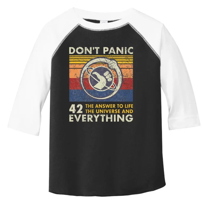 42 Answer To All Questions Life Universe Everything Toddler Fine Jersey T-Shirt