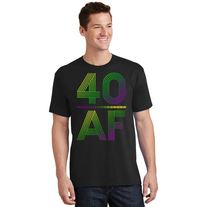 40 Af Vintage 40th Birthday Gift T-Shirt