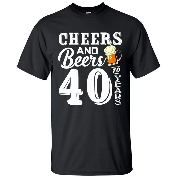 40th Birthday 1979 40th Anniversary Beer Lover Tee Tall T-Shirt