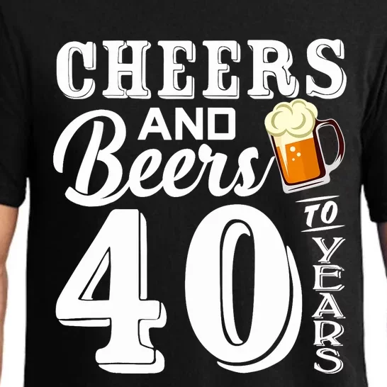 40th Birthday 1979 40th Anniversary Beer Lover Tee Pajama Set