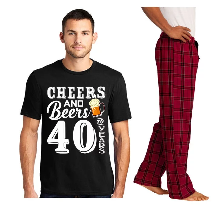 40th Birthday 1979 40th Anniversary Beer Lover Tee Pajama Set