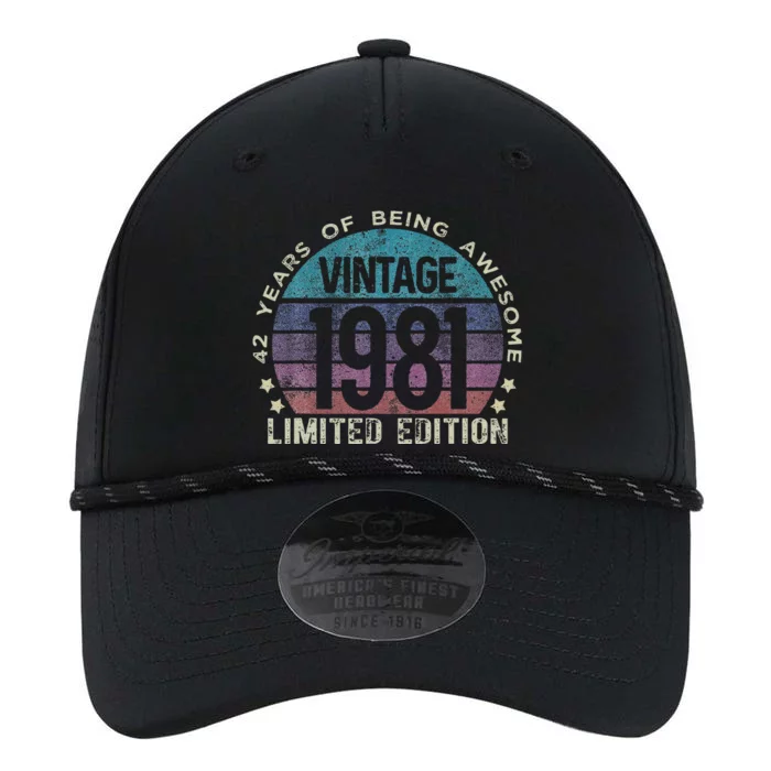 42nd Birthday 42 Year Old Gifts Vintage 1981 Limited Edition Performance The Dyno Cap