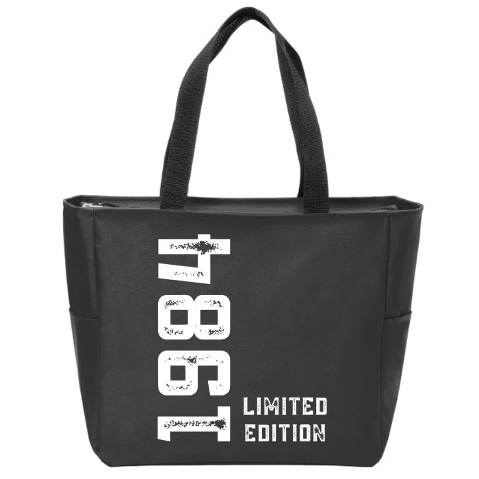 40th Birthday 40 Years Old Vintage Limited Edition 1984 Zip Tote Bag