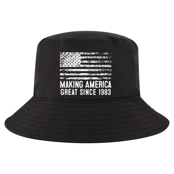 40th Birthday,Making America Great Since 1983 Cool Comfort Performance Bucket Hat