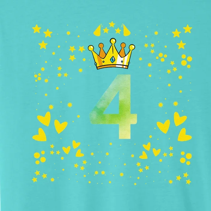 4th Birthday Anniversaries ChromaSoft Performance T-Shirt