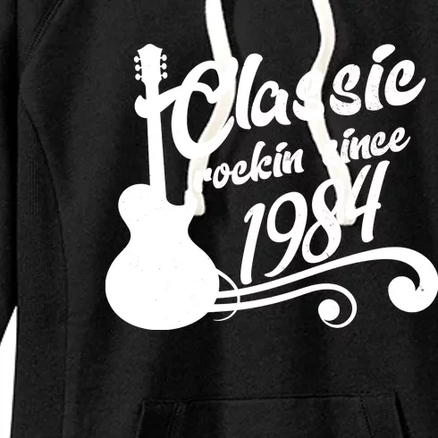 40th Birthday Classic Rockin Since 1984 Women's Fleece Hoodie