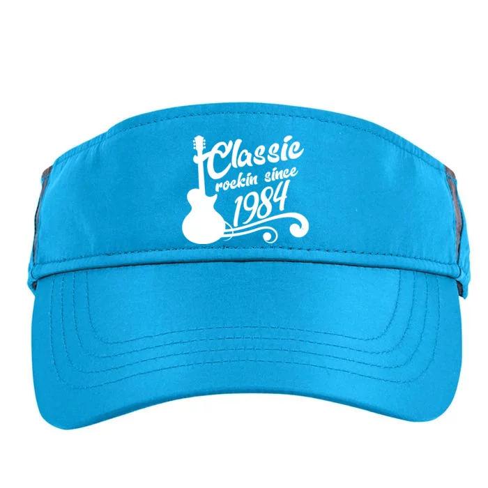 40th Birthday Classic Rockin Since 1984 Adult Drive Performance Visor