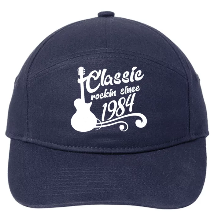 40th Birthday Classic Rockin Since 1984 7-Panel Snapback Hat