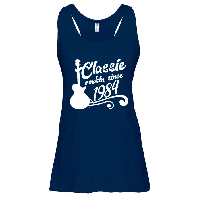 40th Birthday Classic Rockin Since 1984 Ladies Essential Flowy Tank