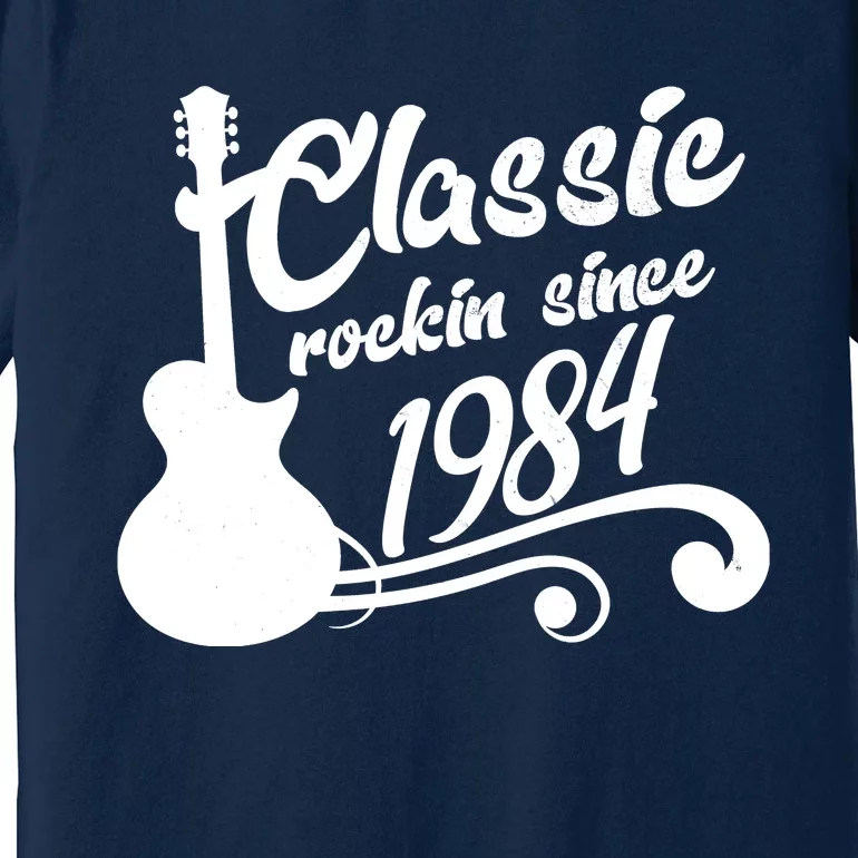 40th Birthday Classic Rockin Since 1984 Premium T-Shirt