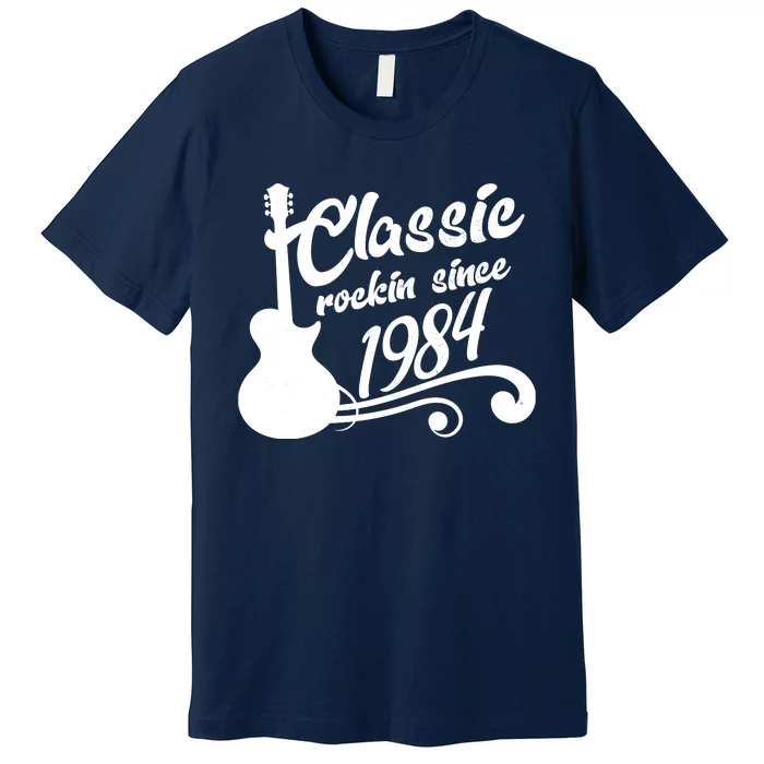 40th Birthday Classic Rockin Since 1984 Premium T-Shirt