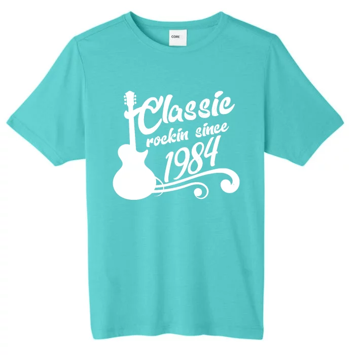 40th Birthday Classic Rockin Since 1984 ChromaSoft Performance T-Shirt