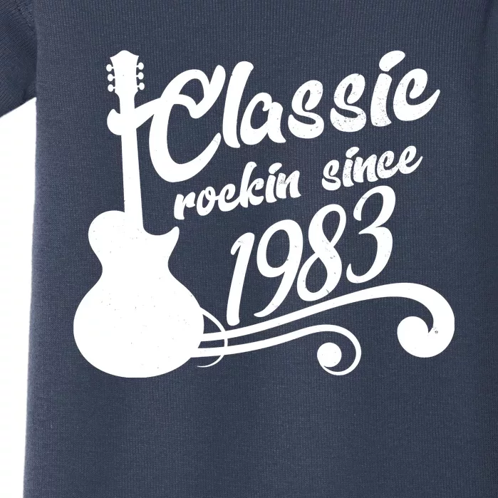 40th Birthday Classic Rockin Since 1983 Baby Bodysuit