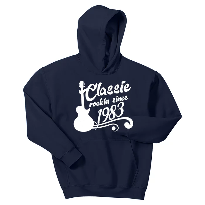 40th Birthday Classic Rockin Since 1983 Kids Hoodie