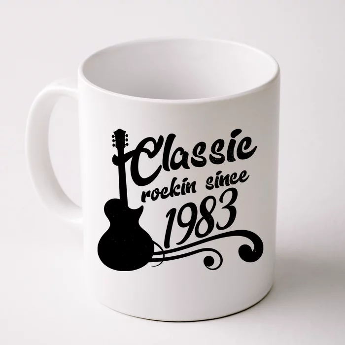 40th Birthday Classic Rockin Since 1983 Front & Back Coffee Mug