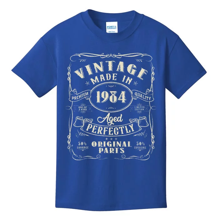 40th Birthday Decorations 1984 40 Birthday Kids T-Shirt