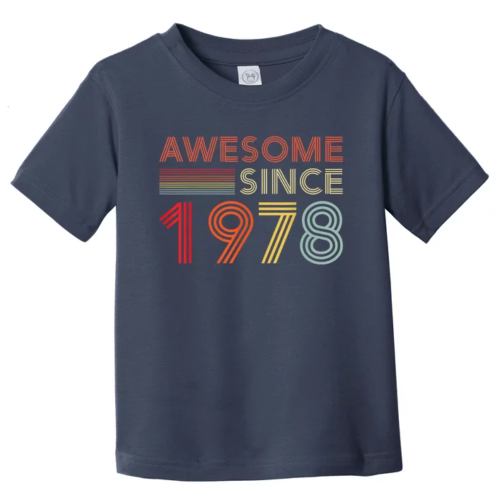 45 Birthday Decorations  Wo 1978 BDay 45th Birthday Toddler T-Shirt