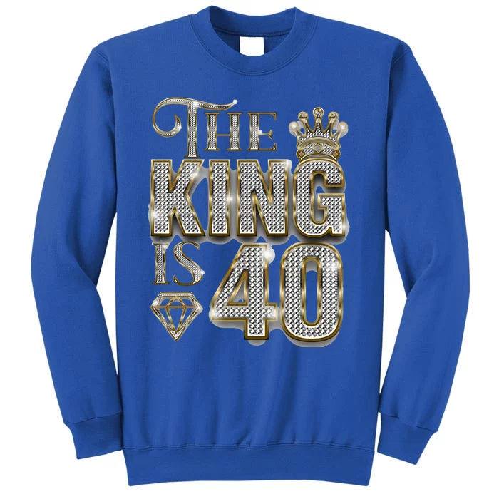 40th birthday decorations 1983 Birthday The King is 40 Sweatshirt