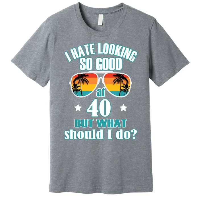 40th Birthday For Men Women 40th Anniversary Premium T-Shirt