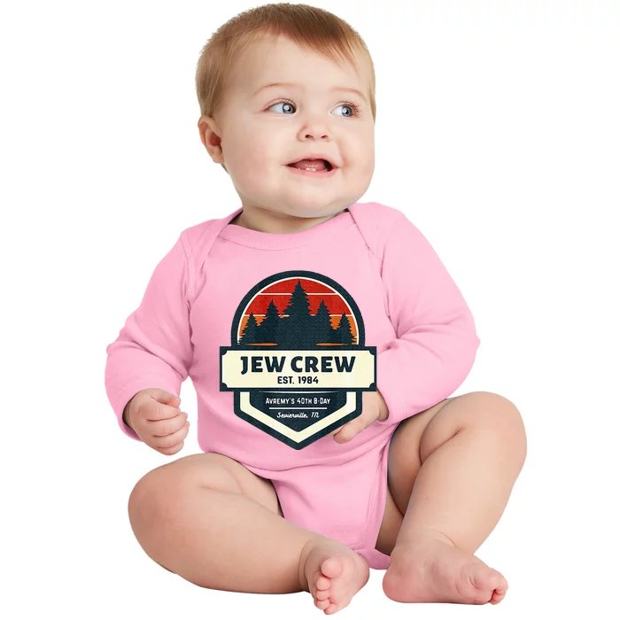 40th Boy Getaway Baby Long Sleeve Bodysuit