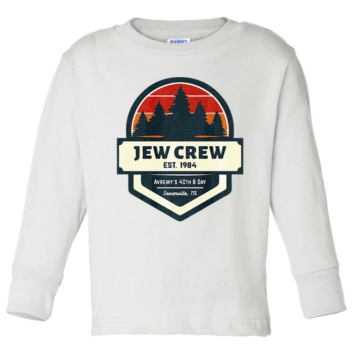 40th Boy Getaway Toddler Long Sleeve Shirt