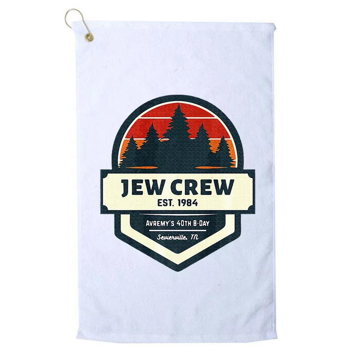 40th Boy Getaway Platinum Collection Golf Towel