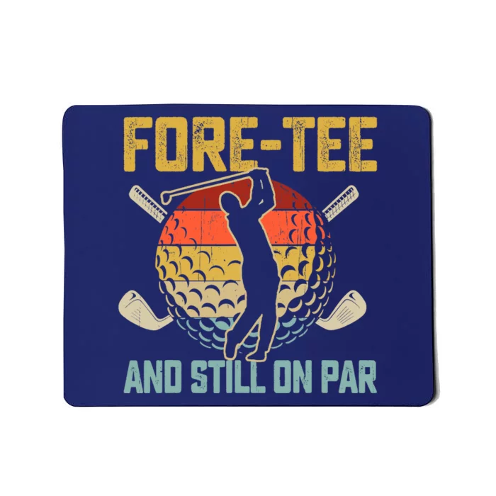 40th Birthday Golfer Turning 40 Year Old Golfing Fathers Day Mousepad