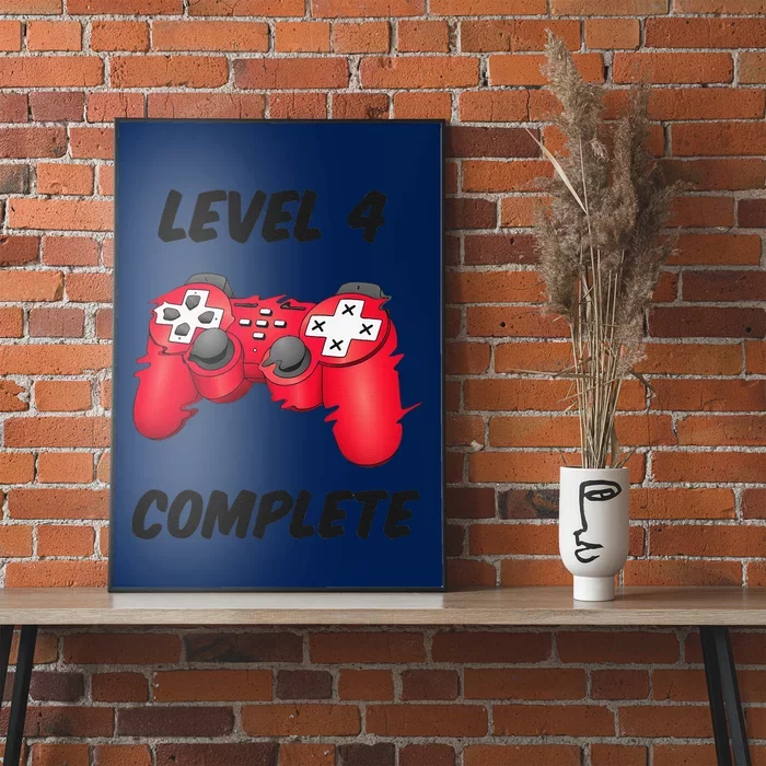 4th Birthday Games Console Controller Poster