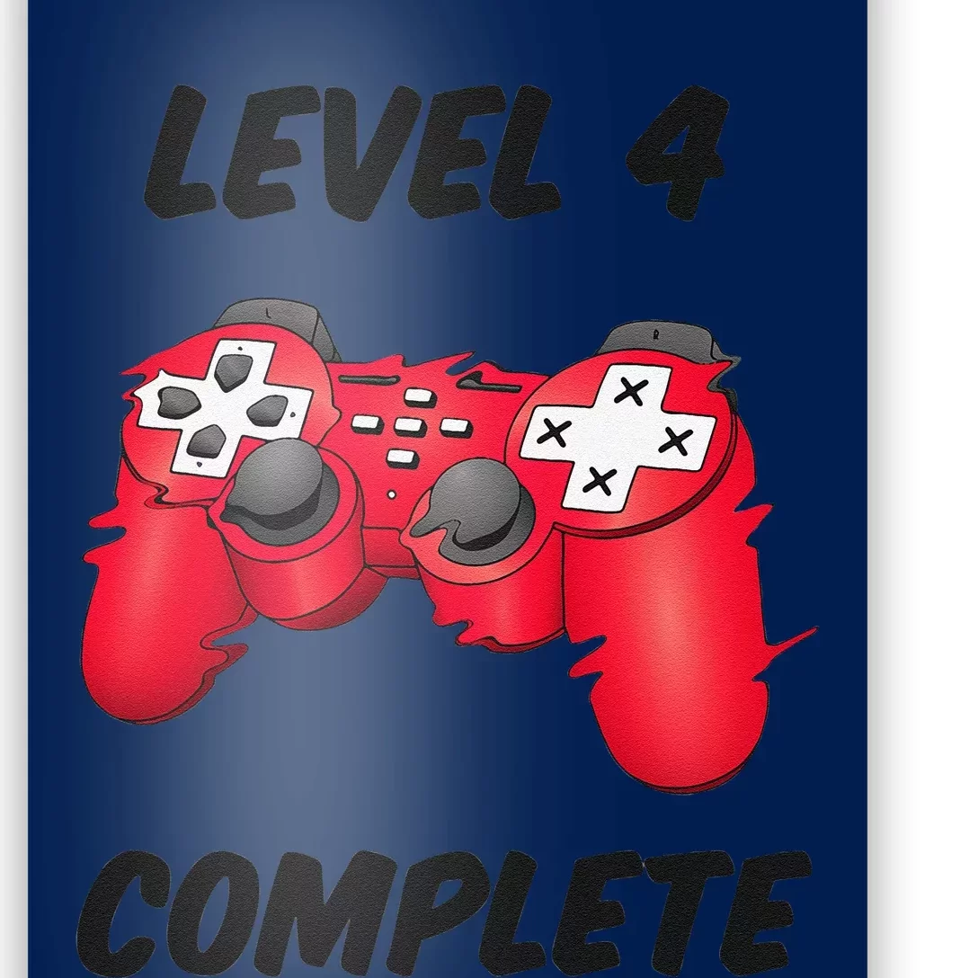 4th Birthday Games Console Controller Poster