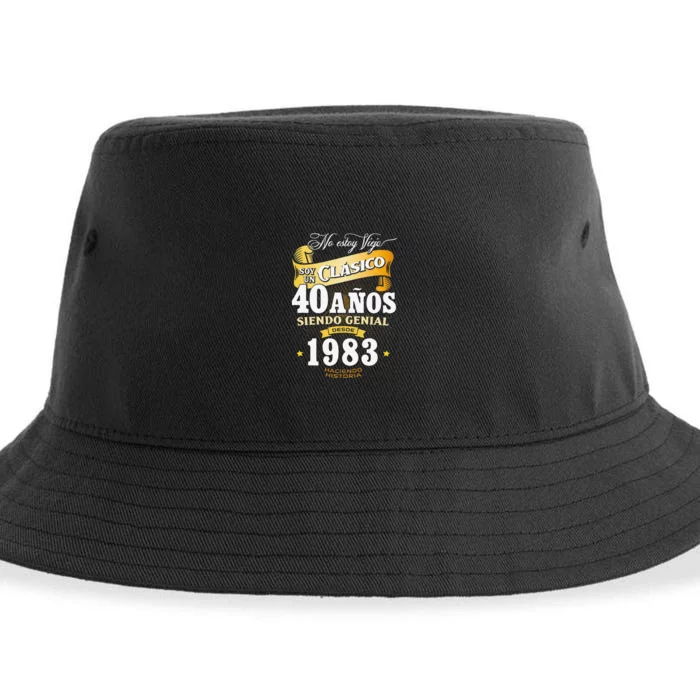 40th Birthday Gift For In Spanish Regalo Cumpleanos 40 Sustainable Bucket Hat