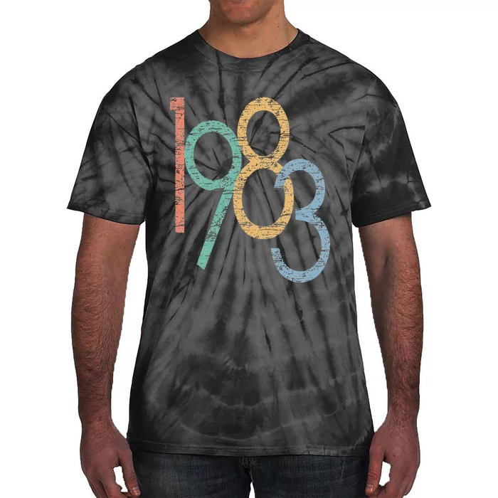 40th Birthday Gift Vintage 1983 Tie-Dye T-Shirt