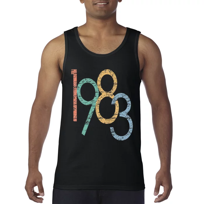 40th Birthday Gift Vintage 1983 Tank Top