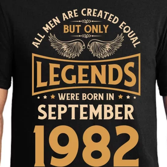 40 Birthday Legends Were Born In September 1982 Meaningful Gift Pajama Set