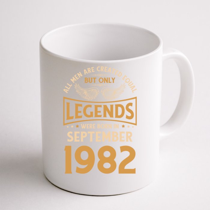 40 Birthday Legends Were Born In September 1982 Meaningful Gift Front & Back Coffee Mug