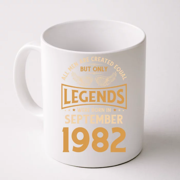 40 Birthday Legends Were Born In September 1982 Meaningful Gift Front & Back Coffee Mug