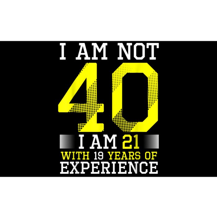 40th Birthday Man Woman 40 Year Old Gift Bumper Sticker